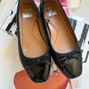 DV by Dolce Vita Women's Shoes Glossie Tweed Flat Loafer New black in box